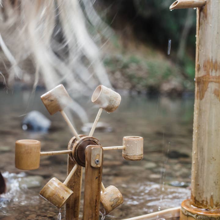 Q Toys - Wholesale Wood Toy - Kids - Bamboo Water Mill