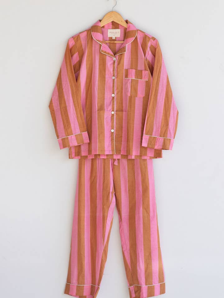 Pijama de algodão por atacado de Sanjanaandme