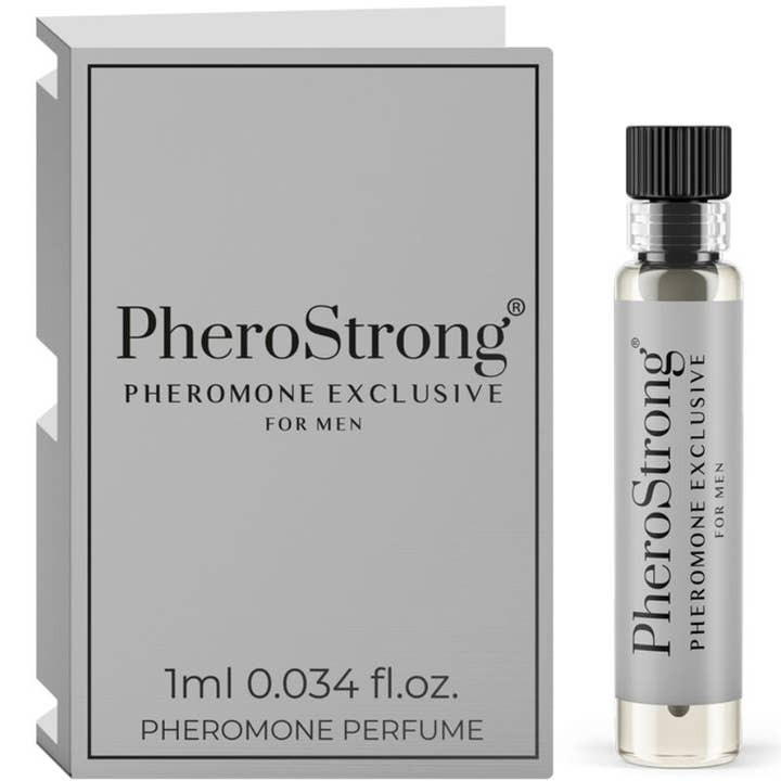 Lingerie Harness Boutique di DeGioannis Samuele - Wholesale Perfume/Eau de Toilette - PHEROSTRONG - EXCLUSIVE PHEROMONE PERFUME FOR MEN 1 ML