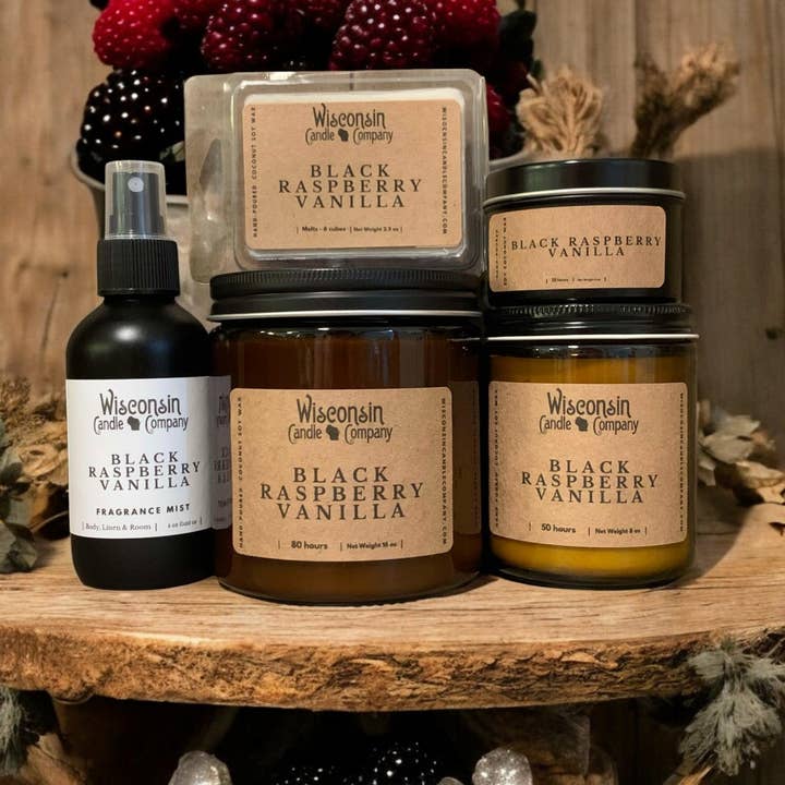 Wisconsin Candle Company - Wholesale Jar/Filled Candle - Black Raspberry Vanilla5