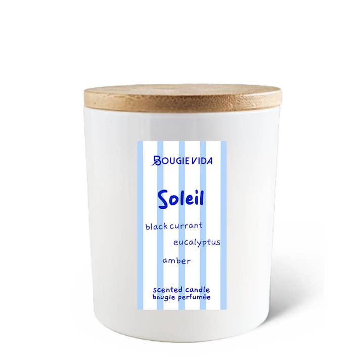 Vela en tarro de soja Soleil 8 oz Signature para venta al por mayor de Bougie Vida