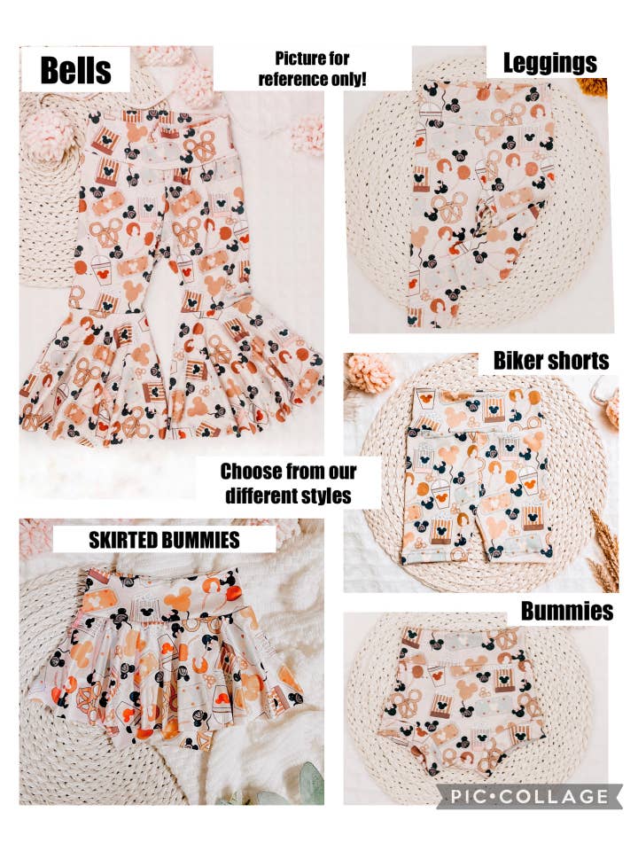 Jazy and Eve – wholesale Trousers – Baby – Baby groovy bell bottoms, floral girl flares, retro leggings