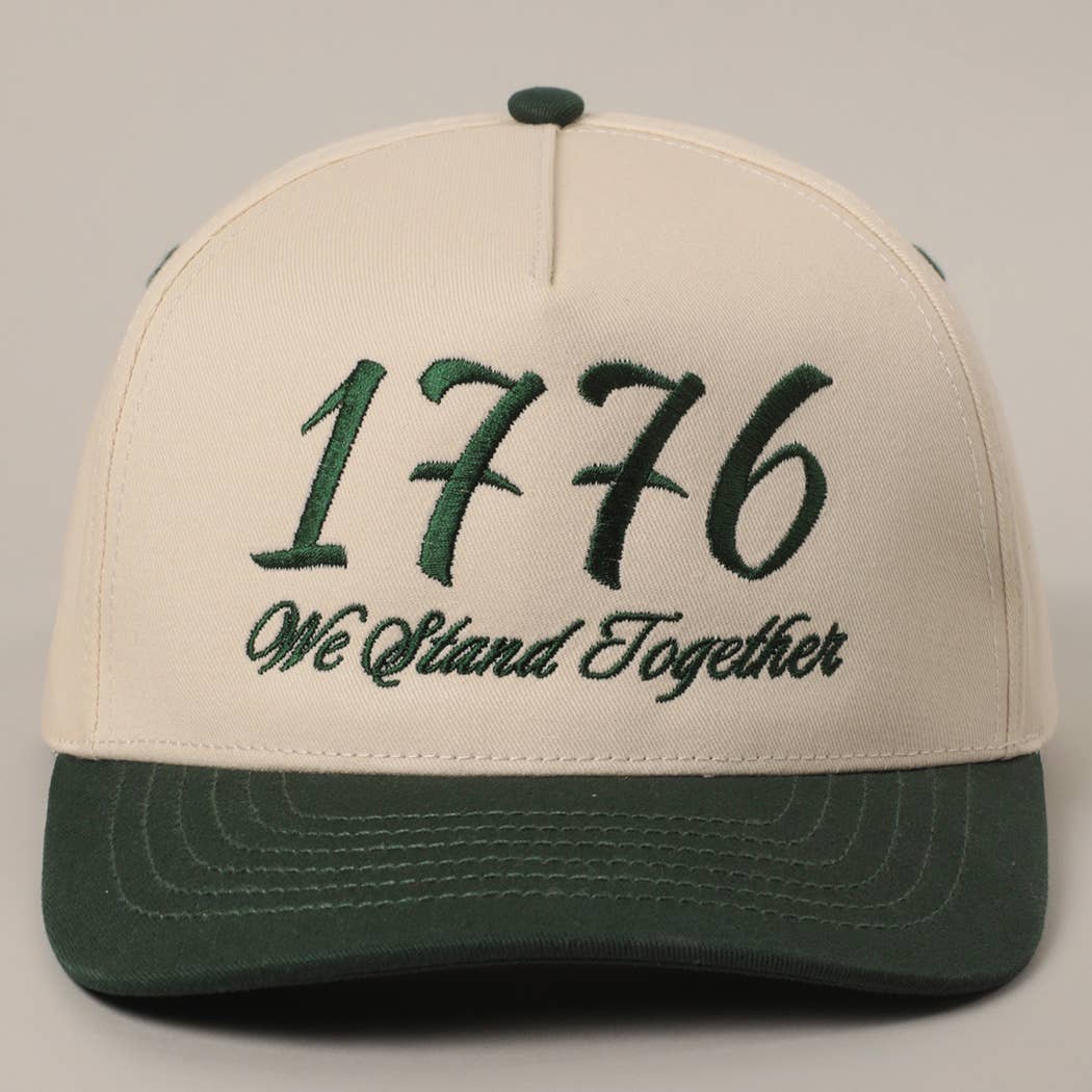 Fashion City - Vente Casquette de camionneur – unisexe - Casquette Trucker Bicolore 1776 We Stand Together8