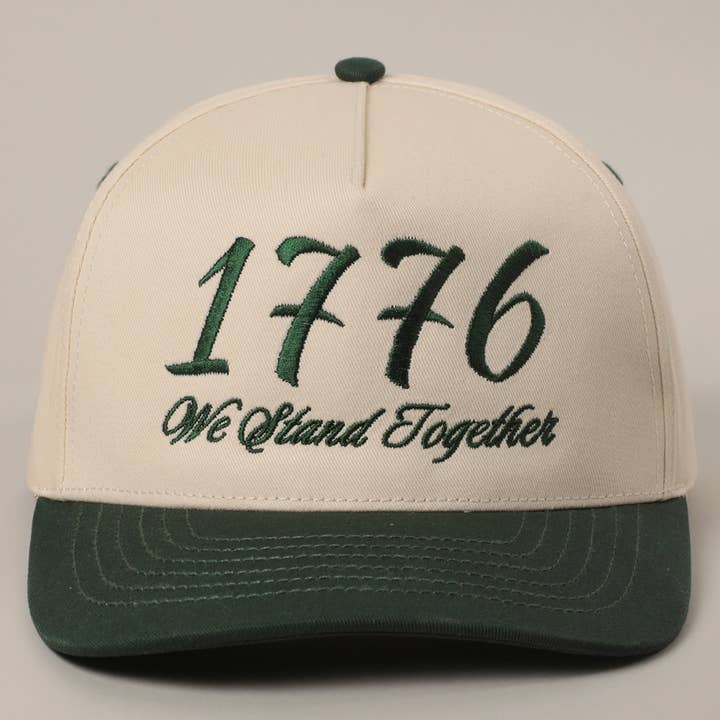 Fashion City - Vente Casquette de camionneur – unisexe - Casquette Trucker Bicolore 1776 We Stand Together8