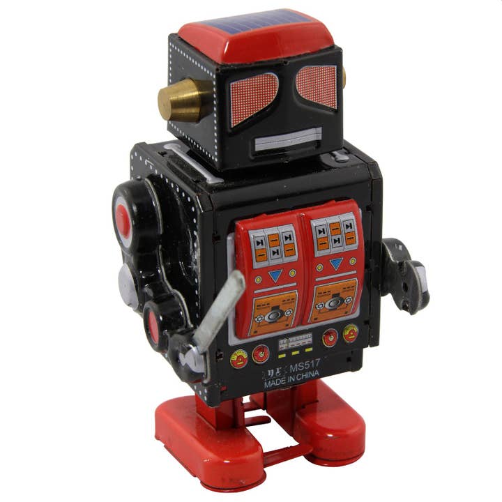Robot black robot black tin robot for wholesale by Tribal Trade GmbH