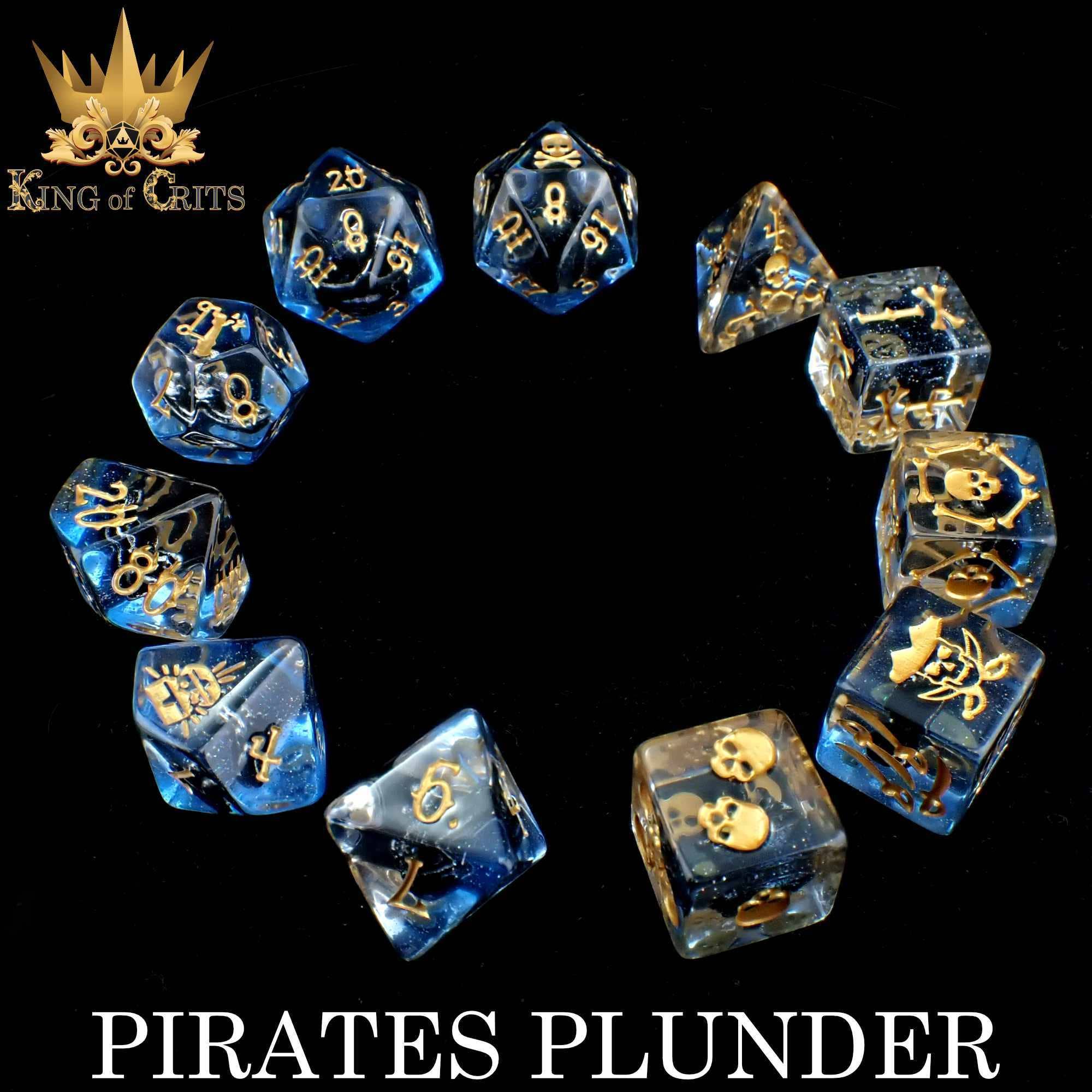 DNDDICE.COM - Wholesale Dice - Pirates Plunder - 11 Dice Set2