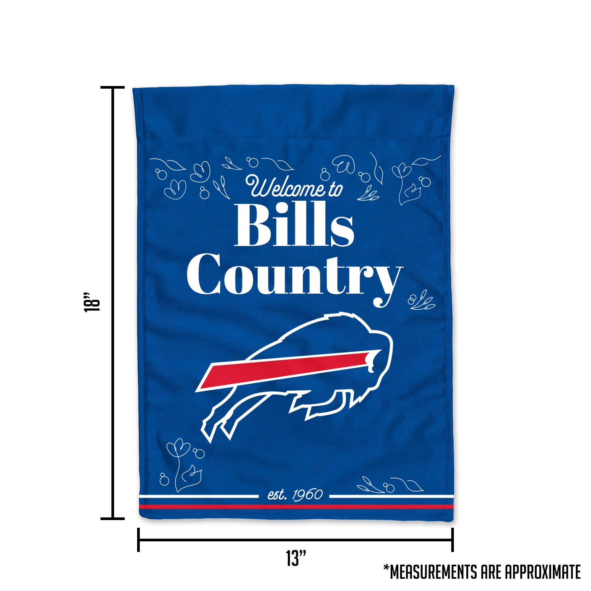 Rico Industries - Wholesale Flag - Buffalo Bills Double Sided Garden Flag4