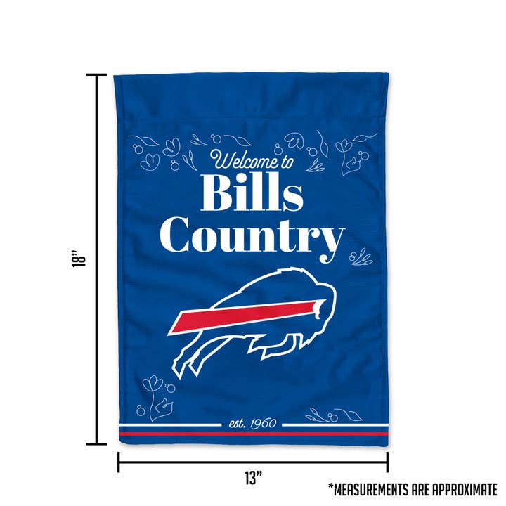 Rico Industries - Wholesale Flag - Buffalo Bills Double Sided Garden Flag4