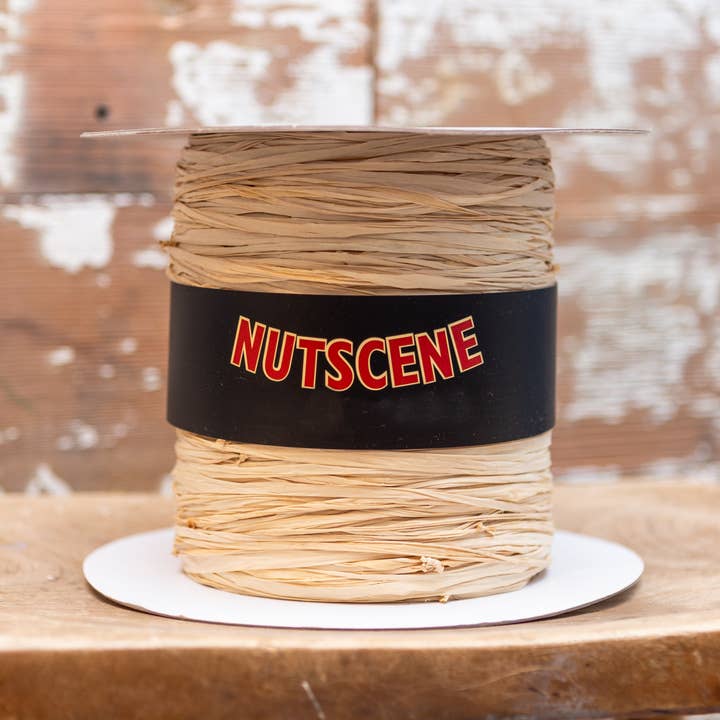 Nutscene Twines Ltd - Wholesale Craft Supplies - Natural Raffia on the roll gift wrapping- Over 1600 feet!3