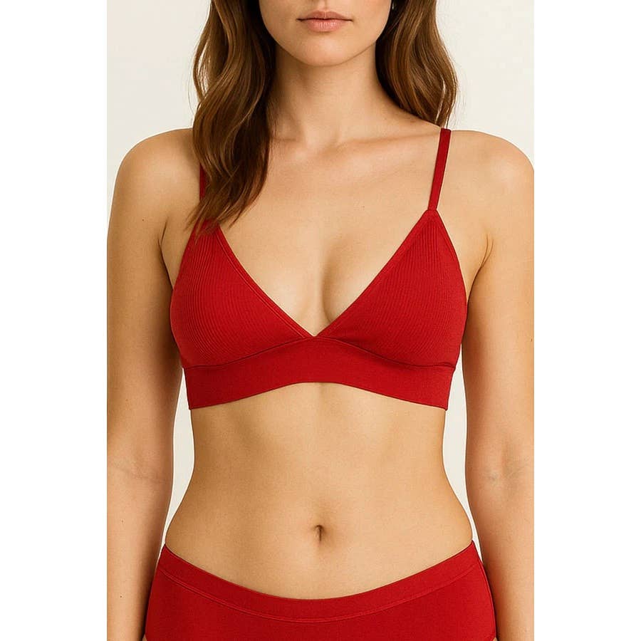 Paperdoll - Wholesale Bralette - Women's - Adjustable Straps Cotton Bralette0