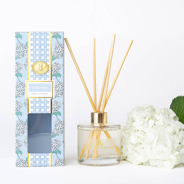 8 Oak Lane - Wholesale Reed Diffuser - Hydrangea Reed Diffuser