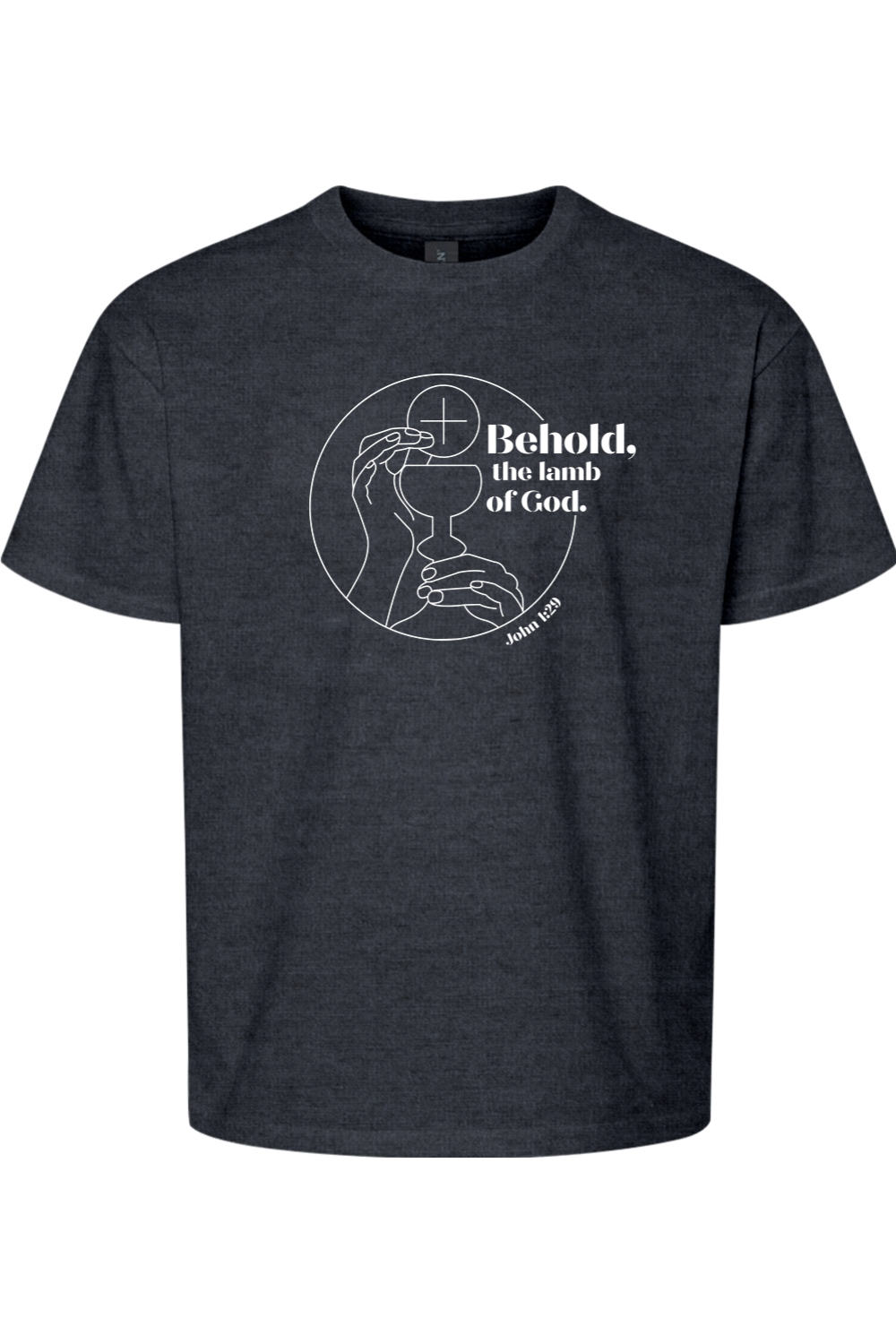 Sock Religious - Vente T-shirt sérigraphié – enfant - Voici l'Agneau de Dieu - Jean 1:29 T-shirt Jeunesse7