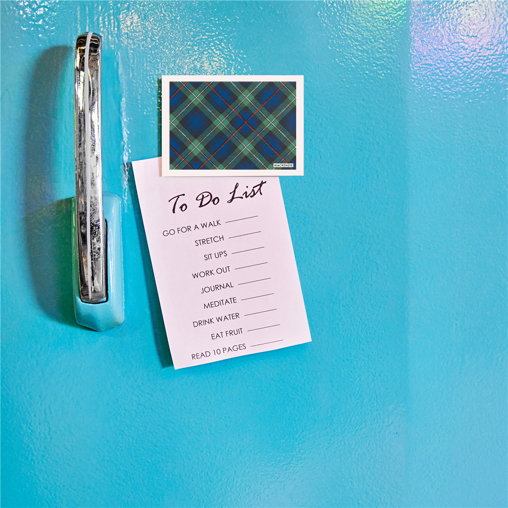 Found Image Press - Wholesale Magnet - Magnet FN-466 Mackenzie Tartan Pattern1