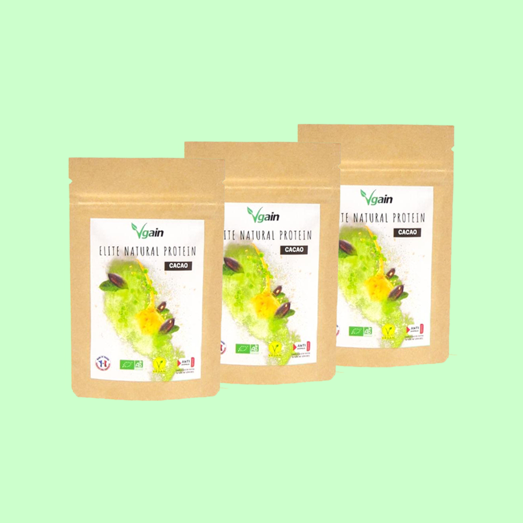 VGAIN - Wholesale Protein/Superfood Powder - Elite Natural Protein//Cocoa Flavour/ Monodose1