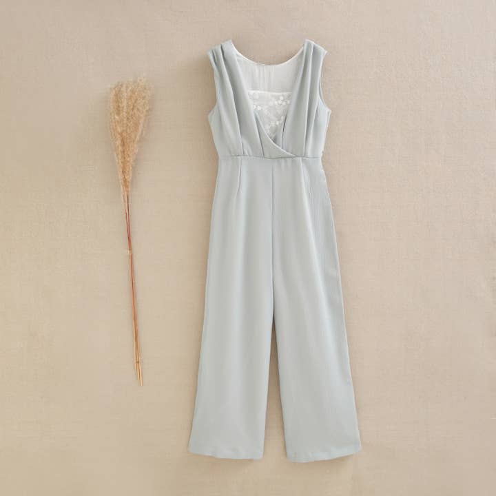 Dadati - Wholesale Overalls - Kids - Girl's jumpsuit for aquamarine ceremony3