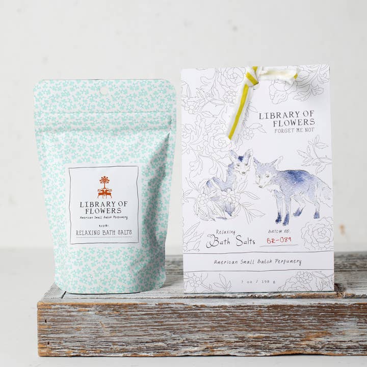Library of Flowers - Wholesale Bath Salts - FORGET ME NOT SALTS 0