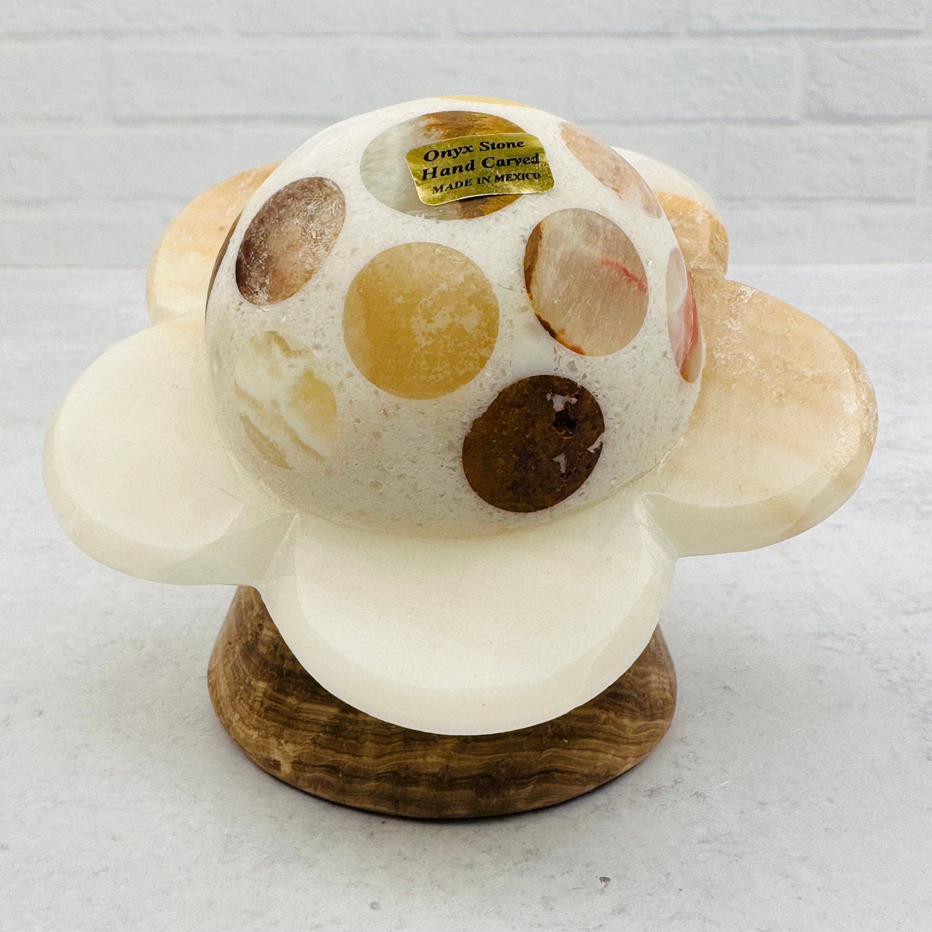 Rock Paradise - Wholesale Accent/Desk Lamp - Crystal Mexican Onyx Flower Lamp13