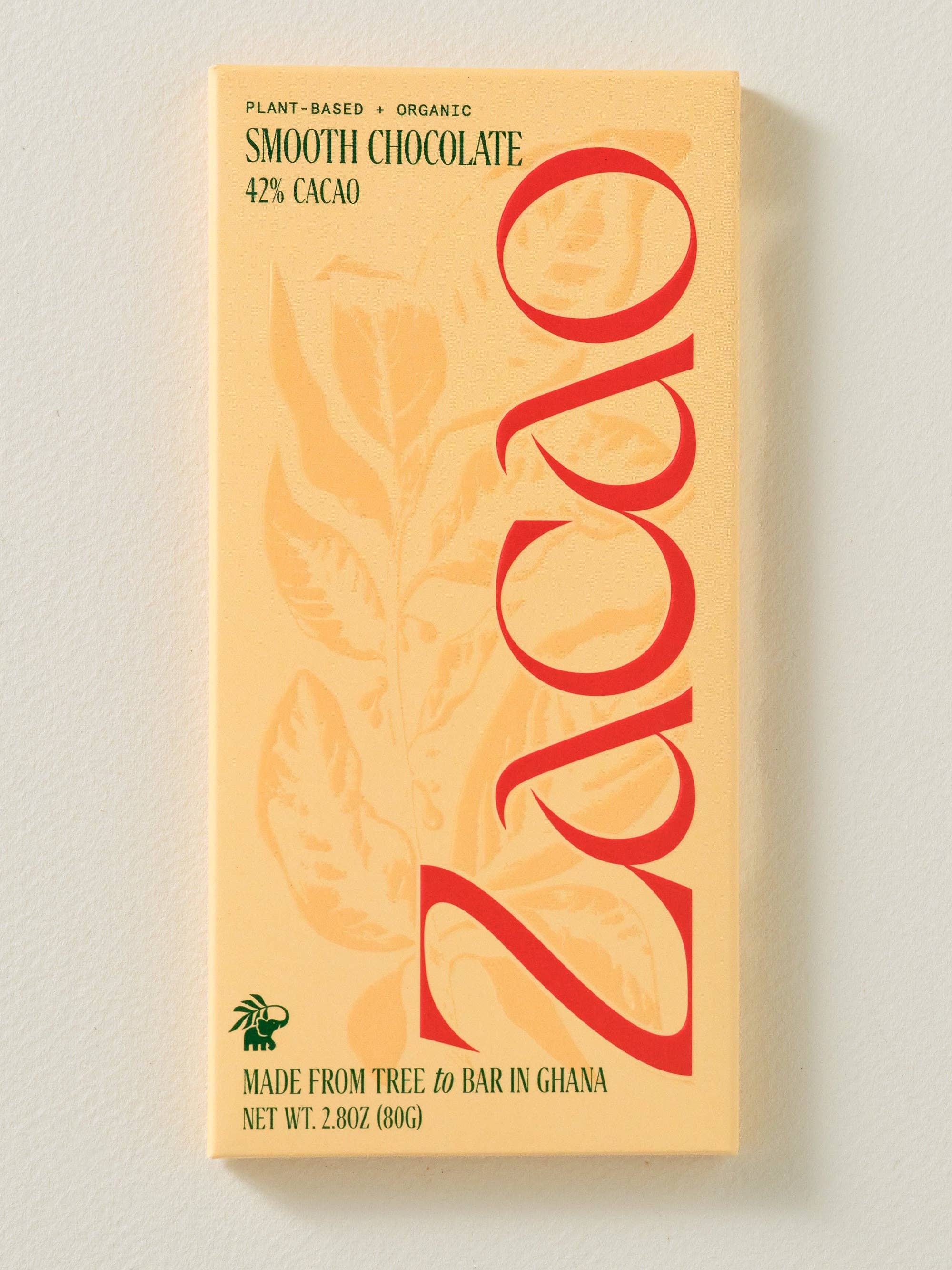 Zacao Chocolate – wholesale Chocolate bar – 42% Cacao Smooth Chocolate1
