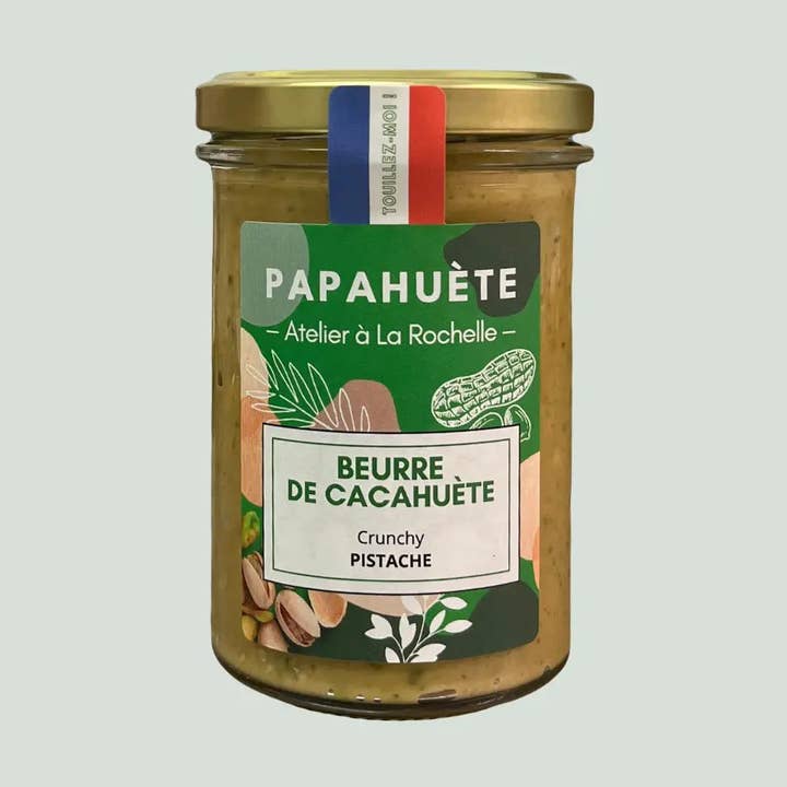 Krispigt pistaschjordnötssmör för wholesale av PAPAHUÈTE