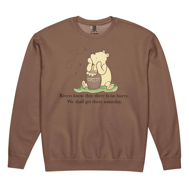Keen Bee Studio - Wholesale Graphic Sweatshirt - Women's - Winnie-The-Pooh Sweatshirt – Cozy Reading Sweatshirt5