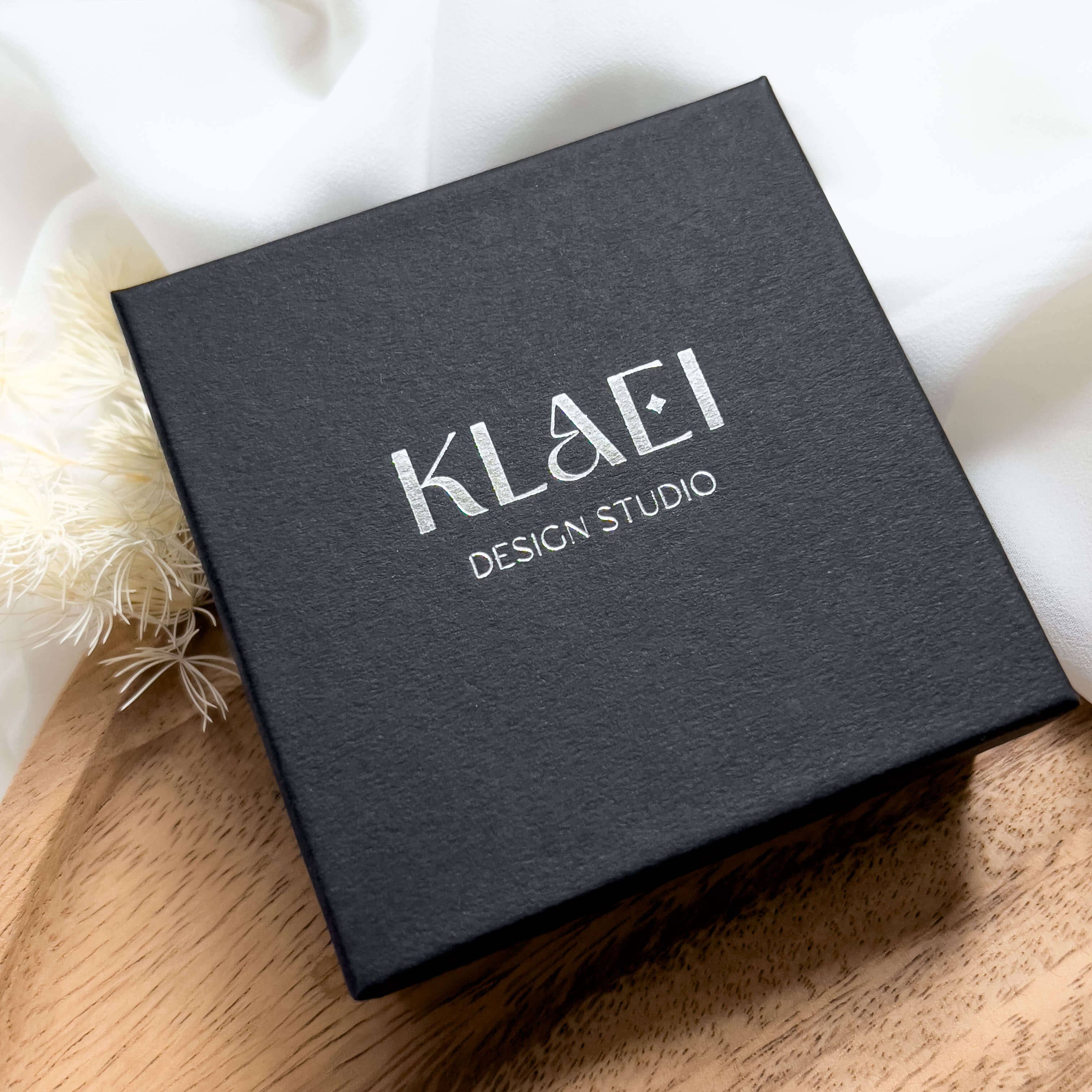 KLAEI DESIGN STUDIO - Wholesale Dangle Earrings - Bridal Col ✦ Small pearlescent square bridal earrings | gold & silver2