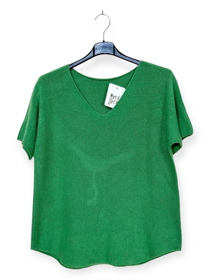 Lucky Nana - Wholesale Knit Top - Women's - AH 2203 - Soft Short-Sleeve Top12