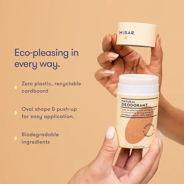 HiBAR - Wholesale Deodorant - Unisex - HiBAR Deodorant  Coconut + Vanilla 5