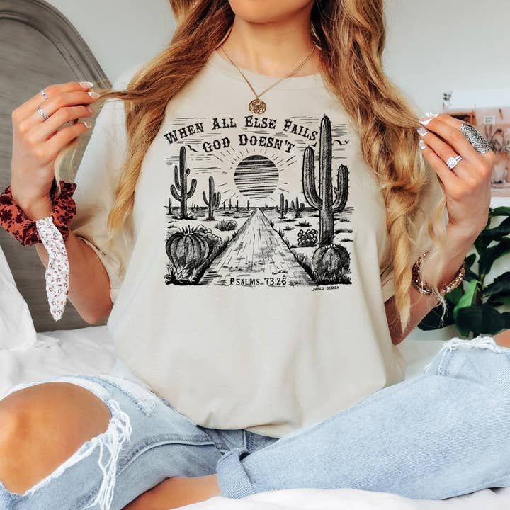 When All Else Fails God Doesn't Shirt for wholesale by Timeless Tees Shop