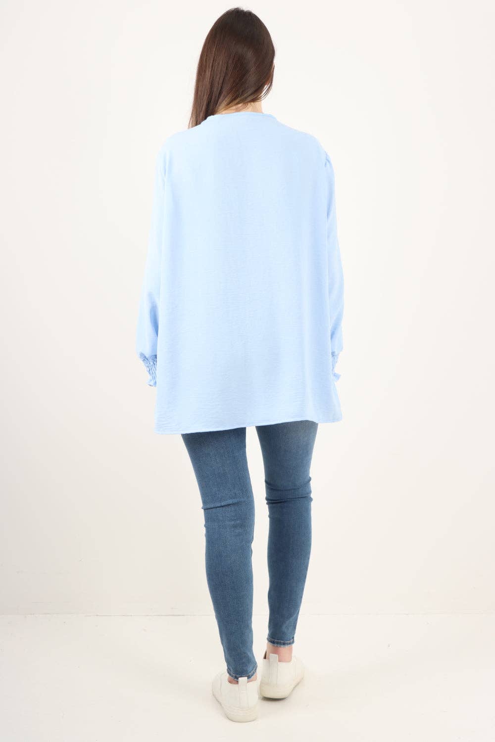 Miss Bold – wholesale Tunic – Women’s – Italian Shirred V Neck Long Sleeve Tunic Top11