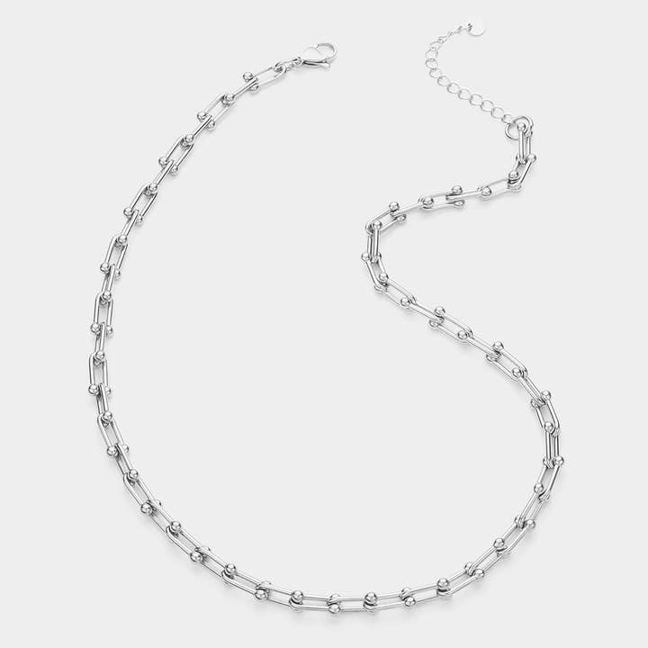 Wona Trading, Inc. - Wholesale Link & Chain Necklace - Stainless Steel Hardware Chain Necklace