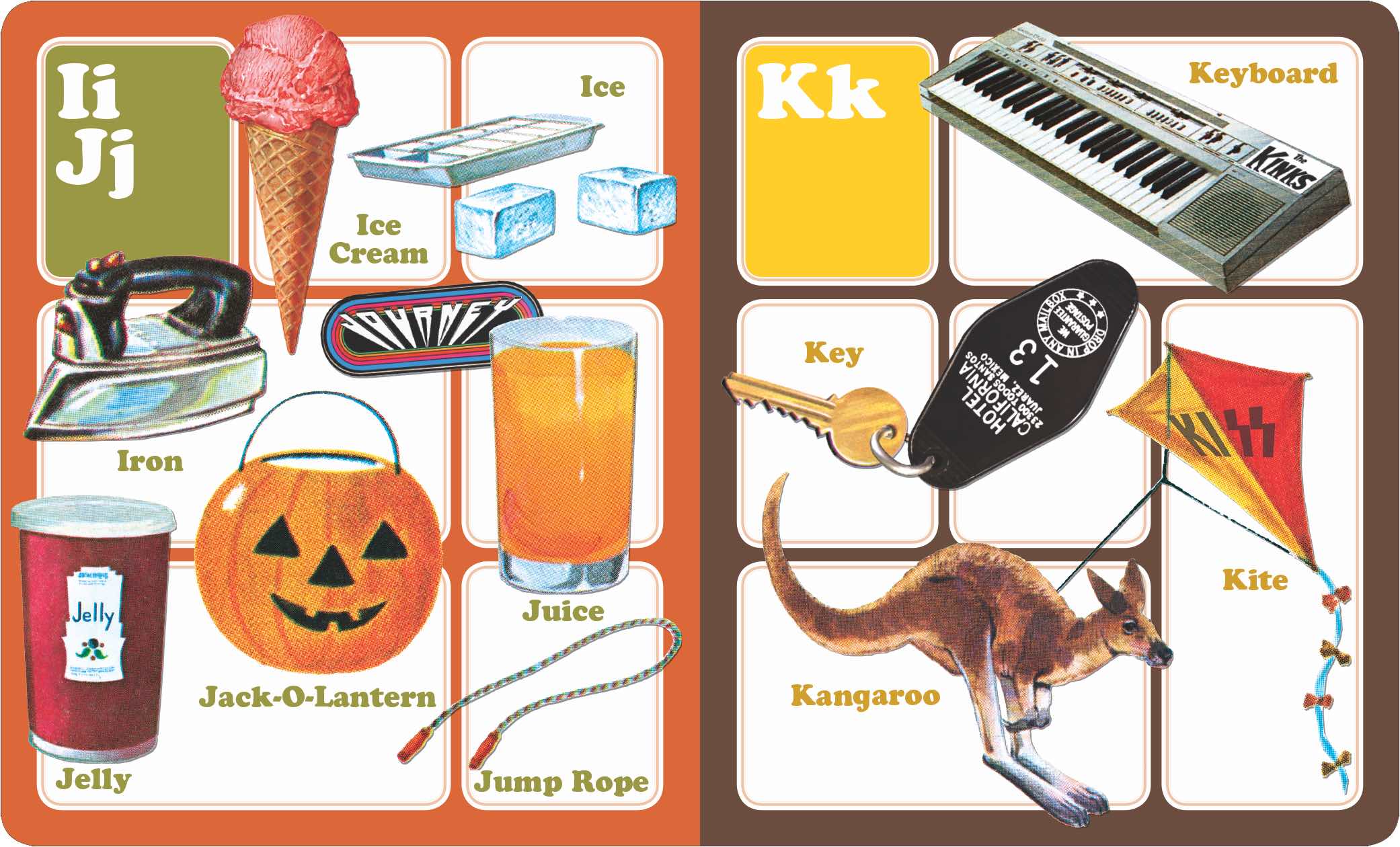 Laughing Elephant Books - Vente Livre pour bébés et tout-petits (jusqu'à 2 ans) - Des pommes à Zeppelin : Un ABC rock ! - Livre cartonné pour enfants1