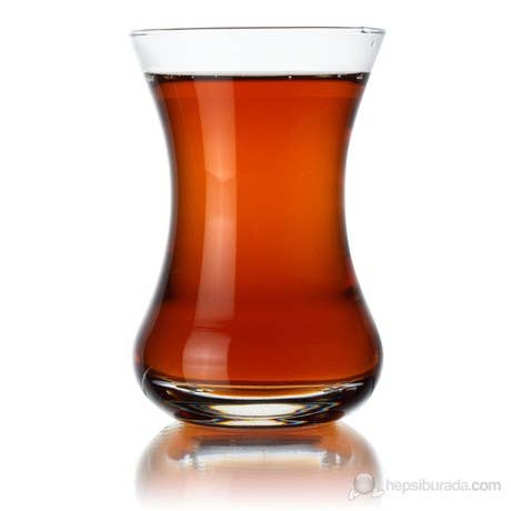 Hakan – wholesale Coffee/tea cup – Asena Turkish Tea Glasses, Glass Teacups, 6 Pcs, 4.25
