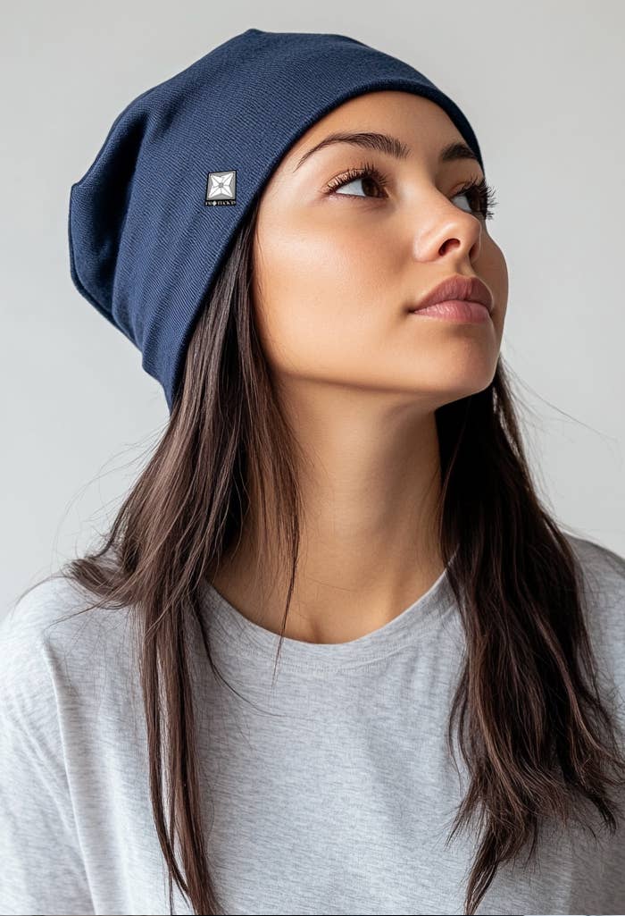 Proteck'd Emf Apparel - Wholesale Beanie - Unisex - Proteck'd Faraday Lightweight Silver Lined Emf Proof Beanie2