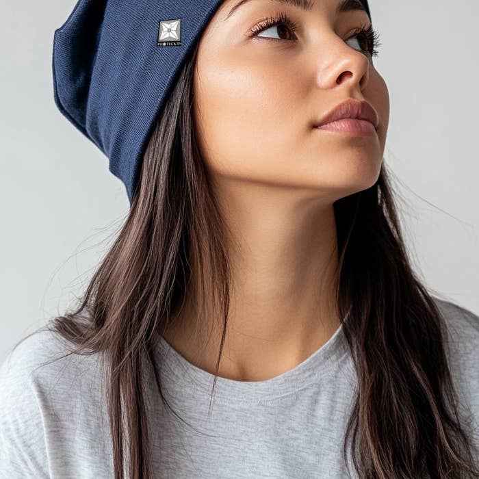 Proteck'd Emf Apparel - Wholesale Beanie - Unisex - Proteck'd Faraday Lightweight Silver Lined Emf Proof Beanie2