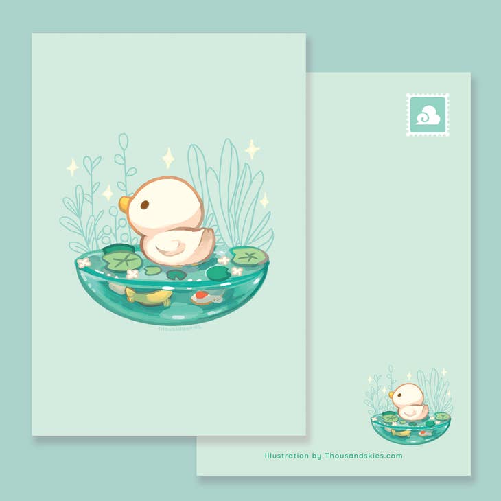 Thousand Skies - Wholesale Postcard - Postcard Ponder Pond