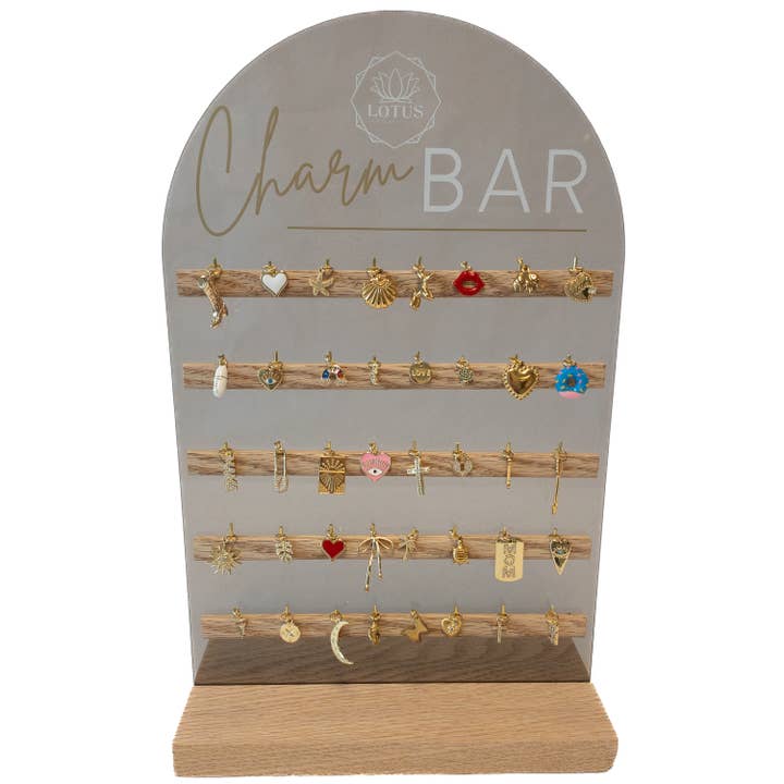 Lotus Jewelry Studio - Wholesale Jewelry Stand & Display - Charm Bar Rack Display