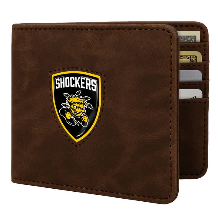 Cartera con Escudo de los Shockers de Wichita State de la NCAA para venta al por mayor de Little Earth Productions