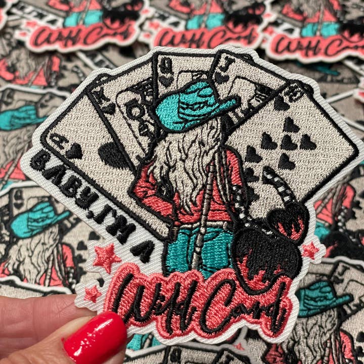 sequinandstiches - Wholesale Patch - Baby, I'm a Wild Card Patch, Trucker Hat Patch, Boujee Patch, Cowgirl Patch, Western Patch, Pink Patch, Trendy Patch, Preppy Patch, Iron On Patch, DIY1