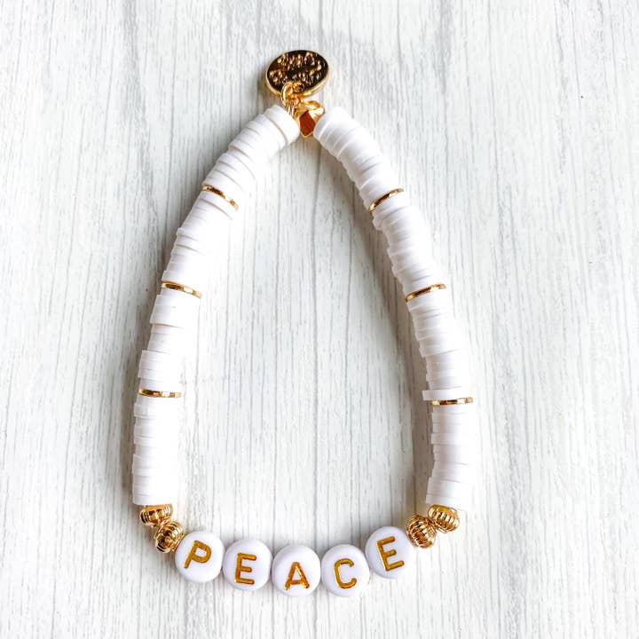 Savvy Bling - Vente Bracelet de perles - Bracelets Heishi de Noël1