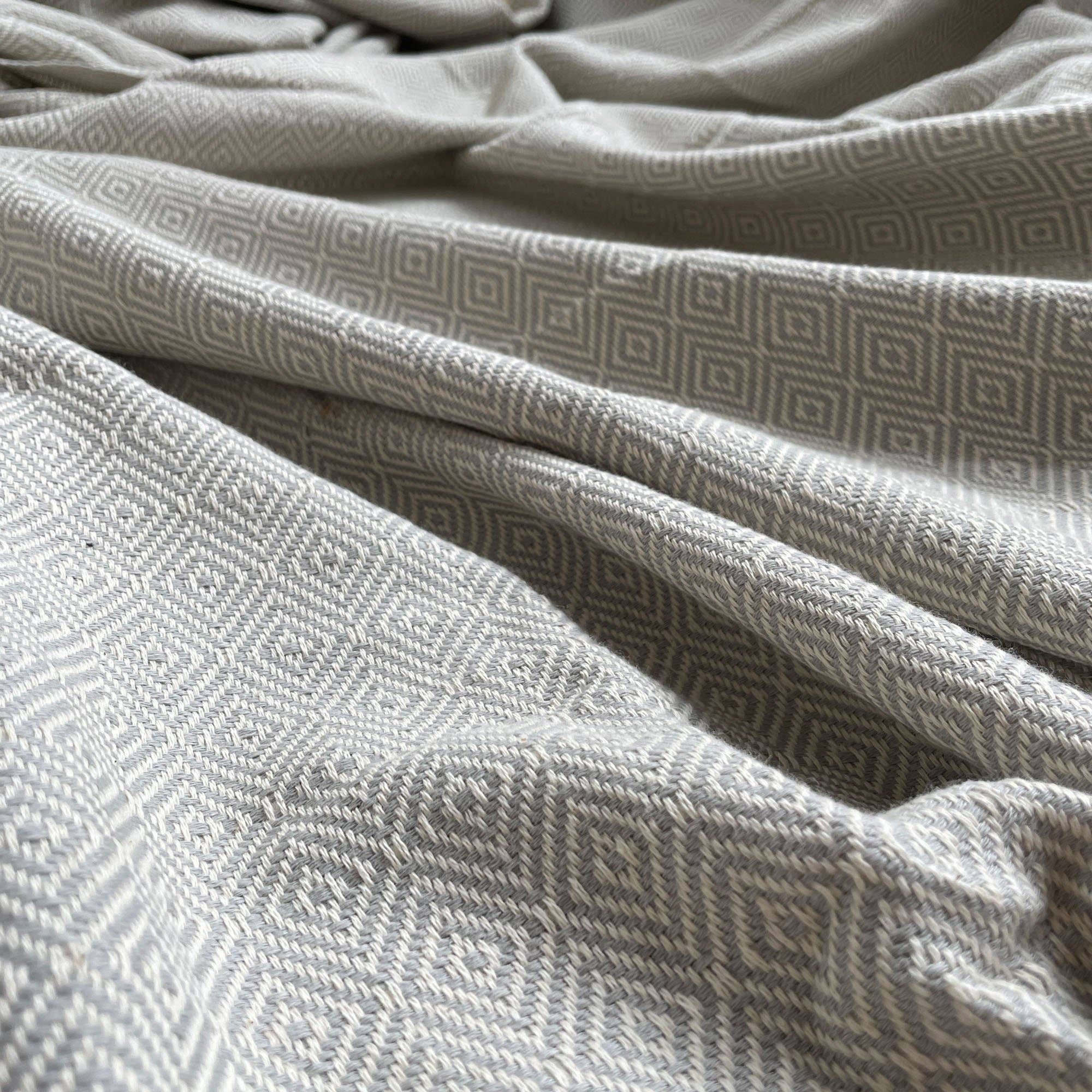 Wildash London - Wholesale Throw Blanket - Alicia King Size Bed Throw XL | Soft Grey7