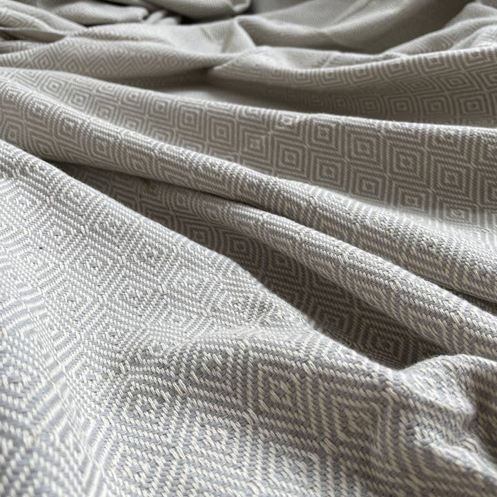 Wildash London - Wholesale Throw Blanket - Alicia King Size Bed Throw XL | Soft Grey7