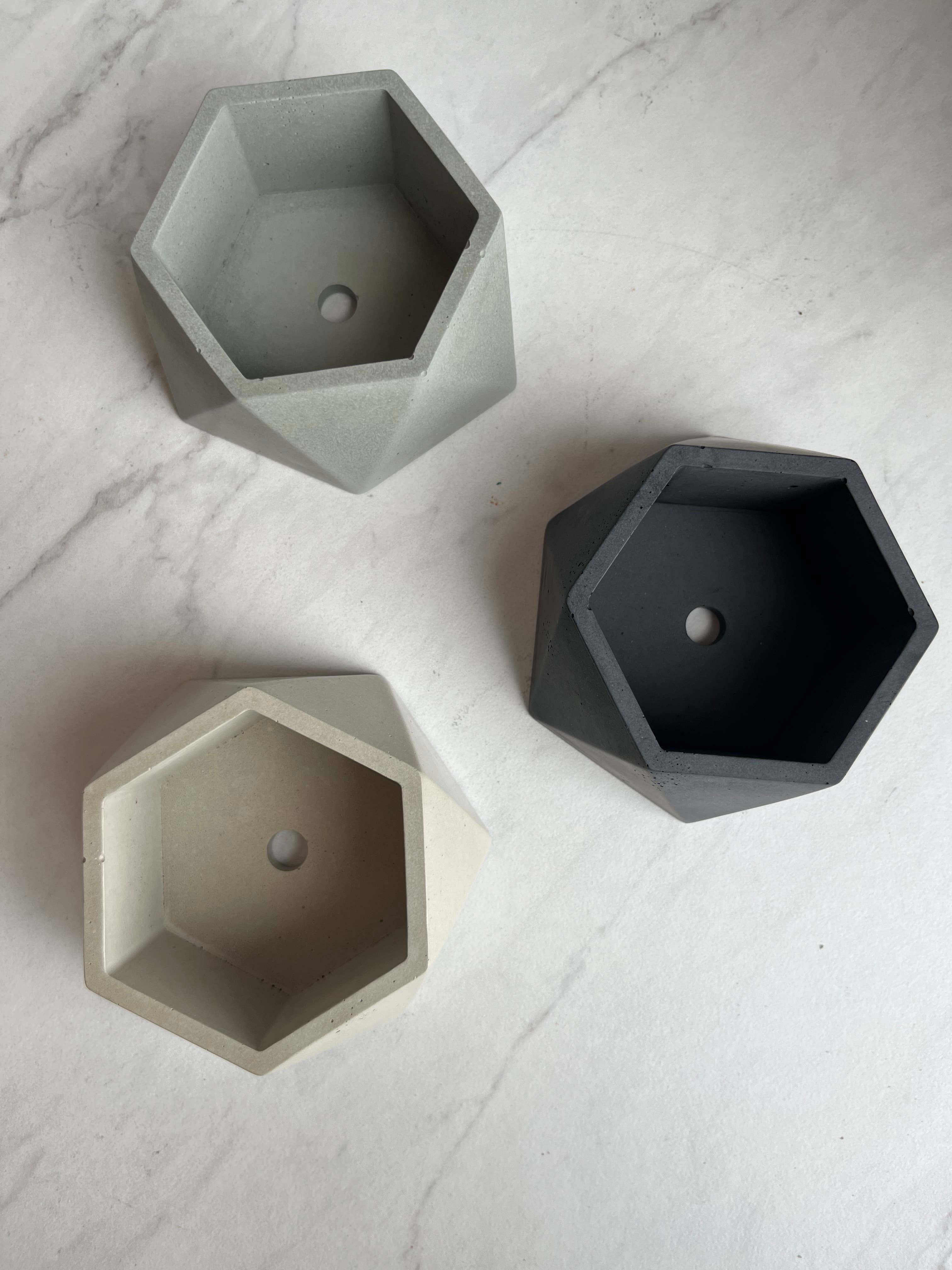 Nora – Vaso de plantas por atacado – Plantadora Suculenta Hex3