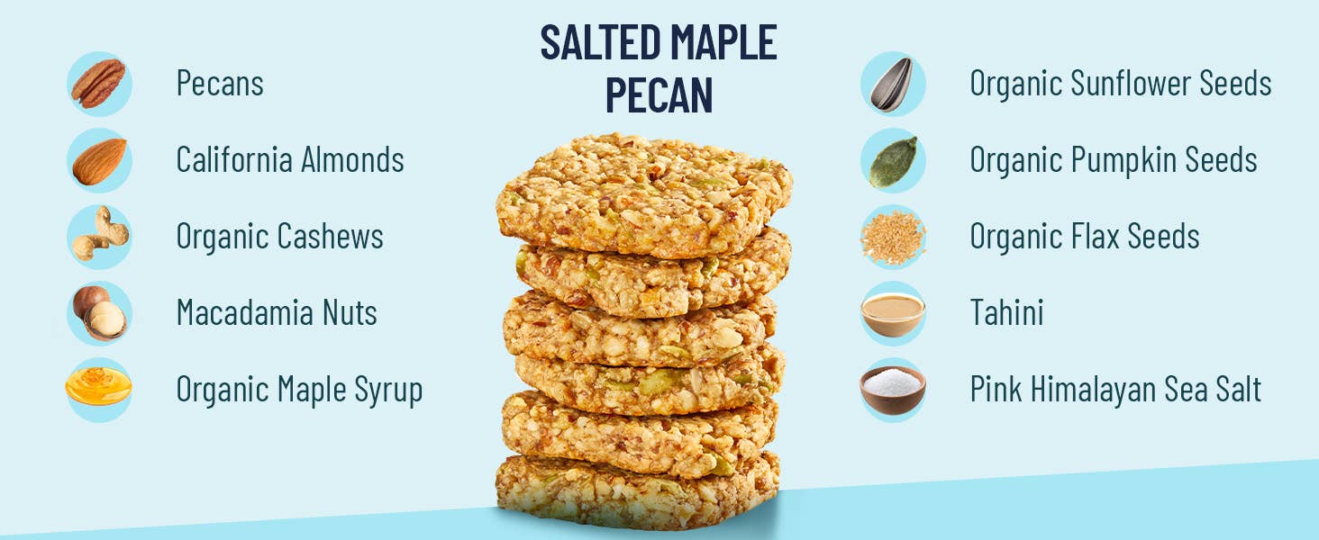 YES Bar® - Low Sugar Snack Bars – Großhandel Snack-Riegel – Gesalzene Ahorn-Pekannuss - Premium-Snackriegel aus echten Zutaten2