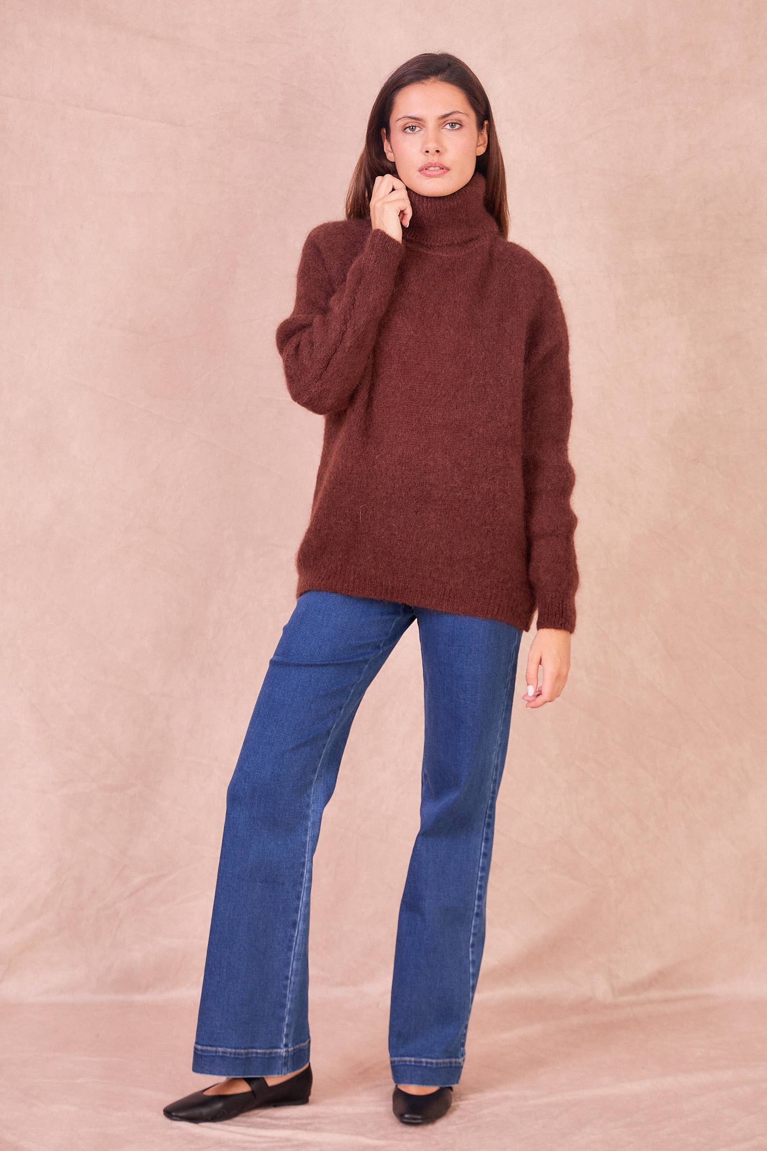 Calie Paris – Großhandel Strickpullover – Damen – Rollkragenpullover9