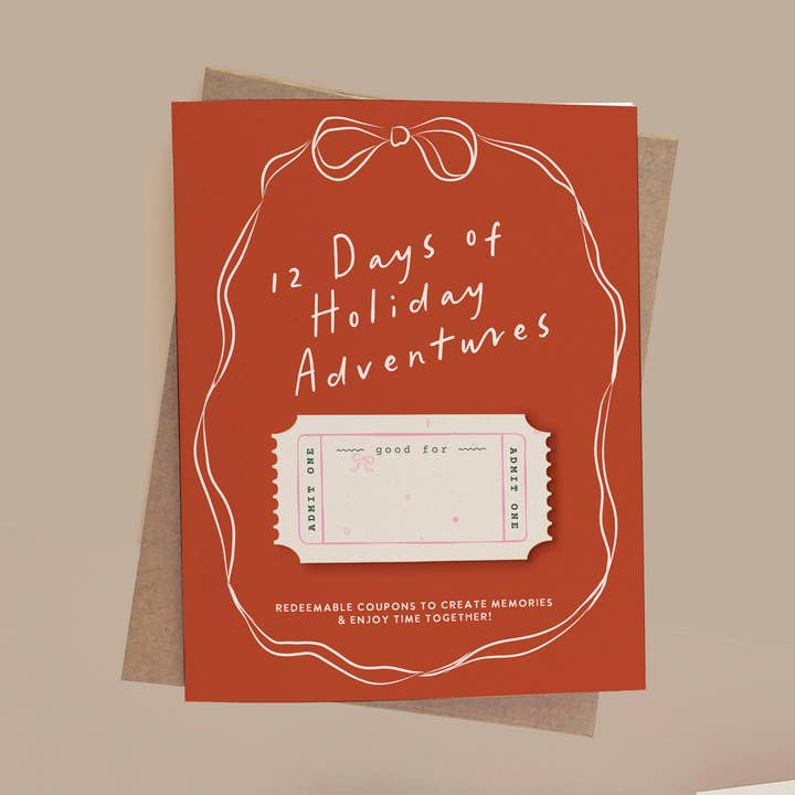 Carte-cadeau coupon vierge – Ensemble de billets DIY rose esthétique pour la vente par Curated for You Gifts