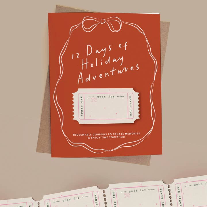 Carte-cadeau coupon vierge – Ensemble de billets DIY rose esthétique pour la vente par Curated for You Gifts