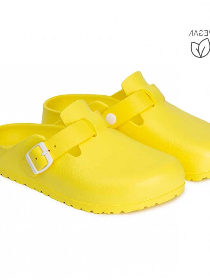 Desalia gelbe EVA Clogs – bio, vegan und umweltfreundlich für den Großhandel von Haikon Hada (Calzame, Alster Komfort, Timoni)