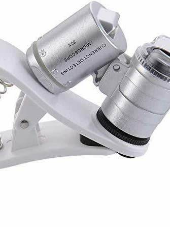 Universal Clip Type Loupe 60x Zoom Microscope Jewels Magnifier Zoom Led UX Light for wholesale by HASHIR PRODUCTS