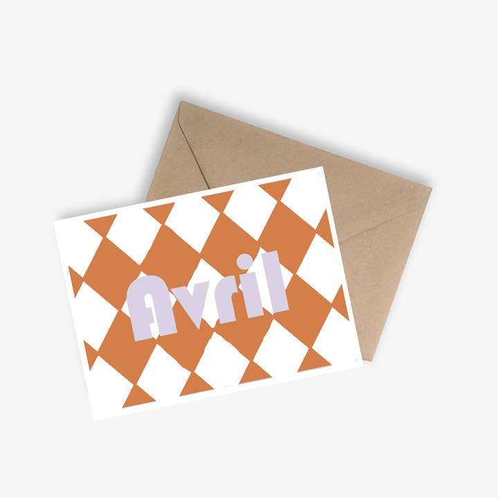 LE PAPIER GRAPHIQUE - Wholesale Everyday Greeting Card - Simple card - JANUARY TO DECEMBER (MONTH)7