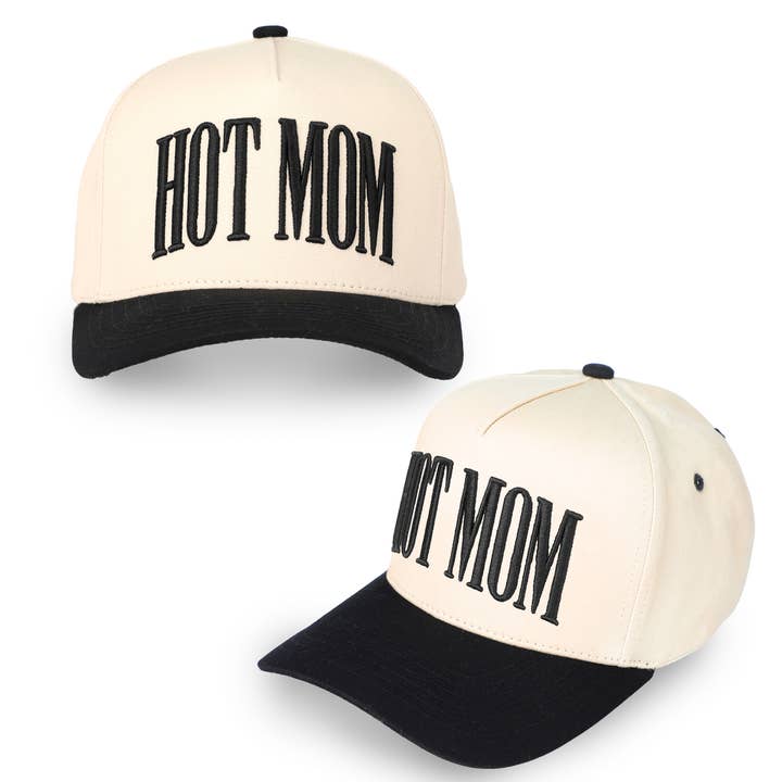 Hana - Wholesale Trucker Hat - Women's - C.C HOT MOM Letter embroidered Trucker Hat